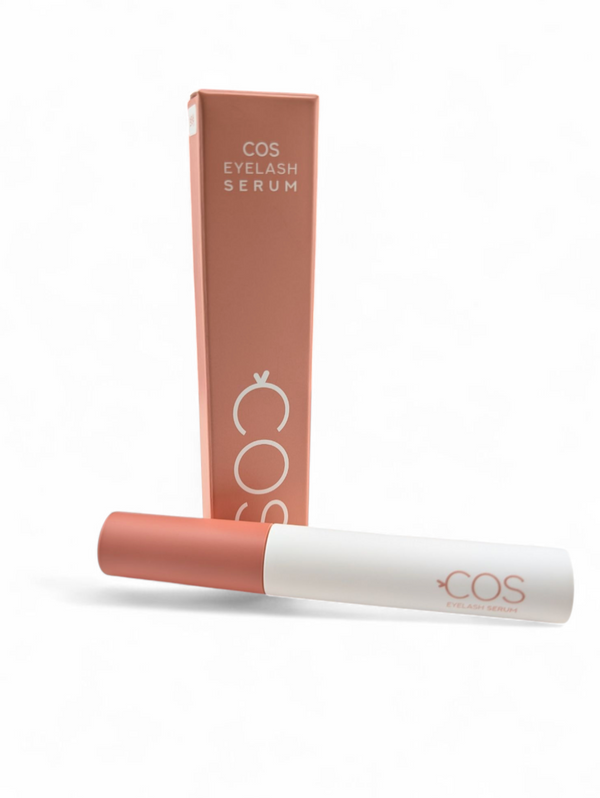 Beutimi Natural Lash Nourish Serum displayed with rose-toned box and applicator wand on white background